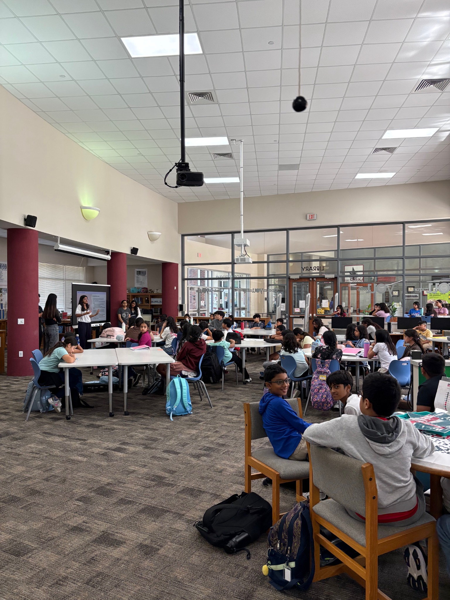 FBYD session in a school library